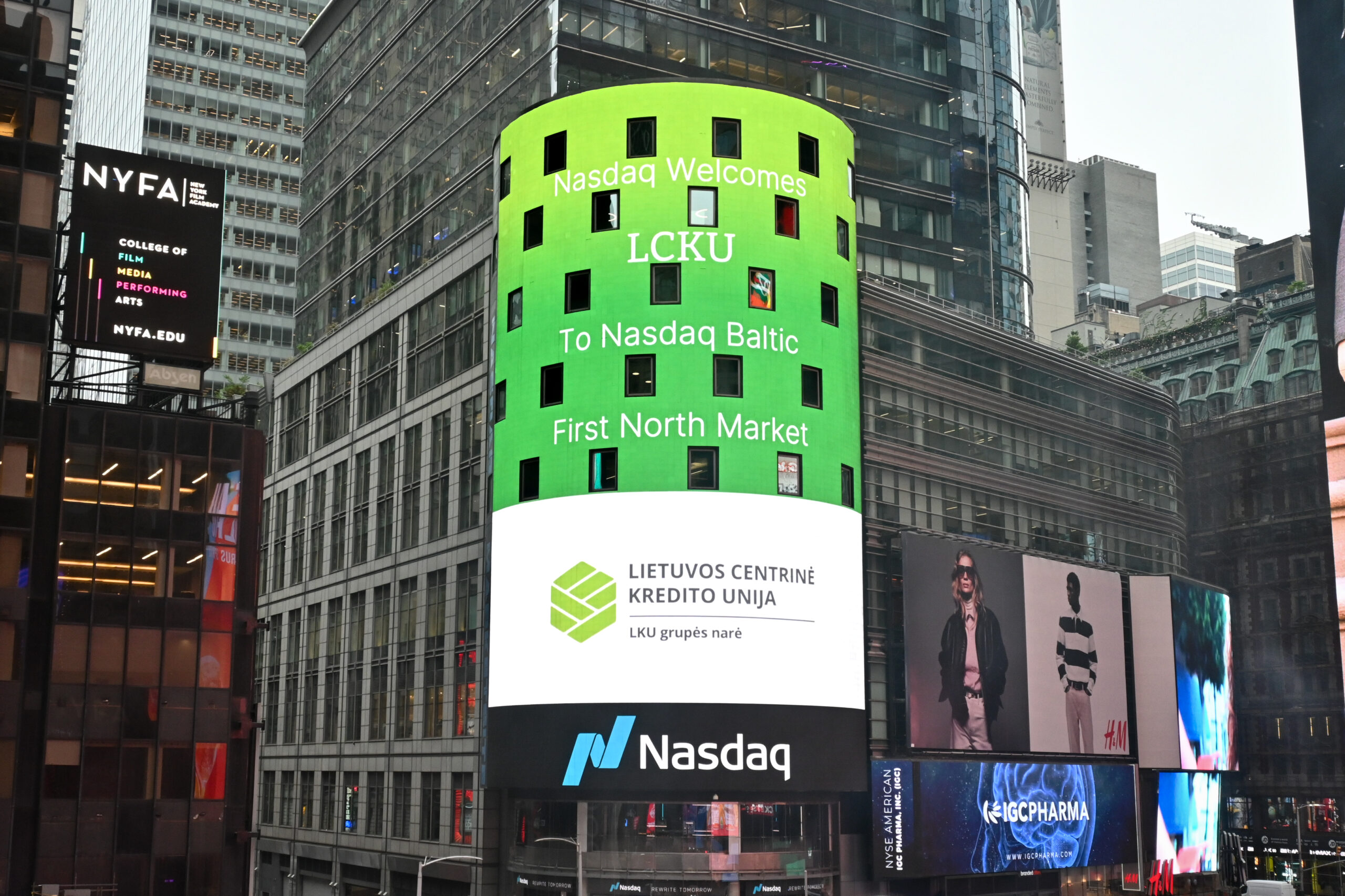 Lietuvos centrinė kredito unija pirmą kartą įtraukta į „Nasdaq Baltijos First North“ rinką